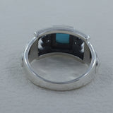 Larimar Silver Ring