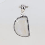 Rainbow Moonstone 925 Silver Pendant