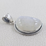 925 Silver Rainbow Moonstone Pendant