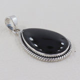 925 Sterling Silver Black Onyx Pendant