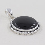 Black Onyx 925 Sterling Silver Pendant