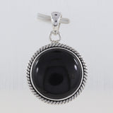 925 Sterling Silver Black Onyx Pendant