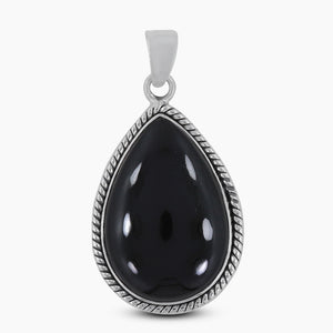 925 Sterling Silver Black Onyx Pendants