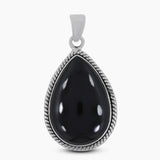 925 Sterling Silver Black Onyx Pendants