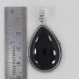 Black Onyx 925 Sterling Silver Pendant