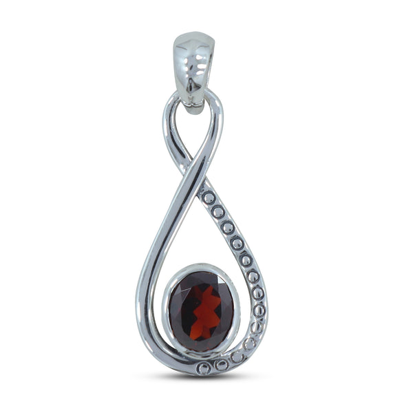 925 Silver Green Amethyst Pendant