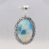 925 Silver Charoite Gemstone Pendant