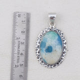 925 Silver Charoite Gemstone Pendant