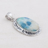 925 Silver Charoite Gemstone Pendant