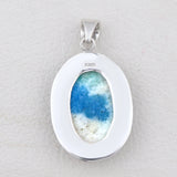 925 Silver Charoite Gemstone Pendant