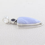 Azurite Quartz 925 Silver Pendant