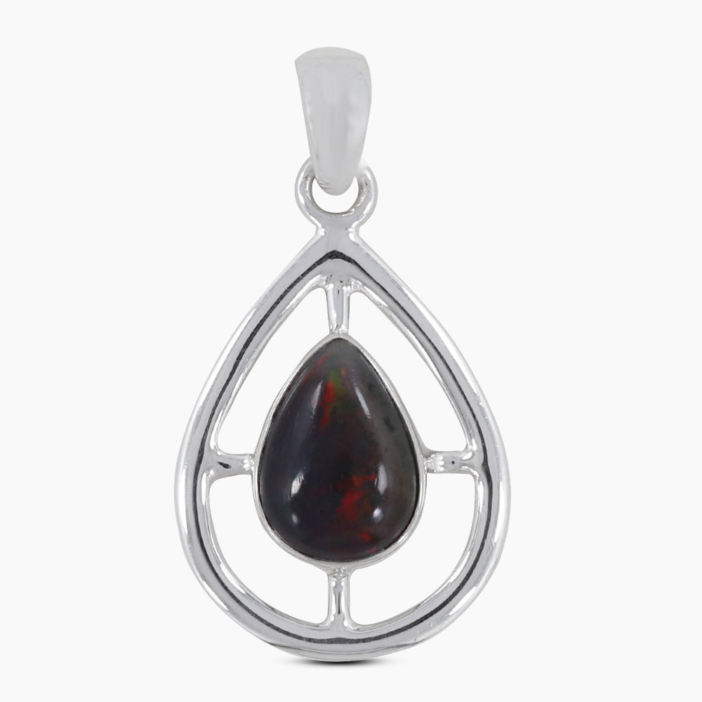 925 Sterling Silver Bloodstone Pendants