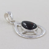 925 Starling Silver Bloodstone Pendant