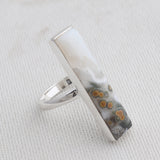 Ocean Jasper Silver Ring