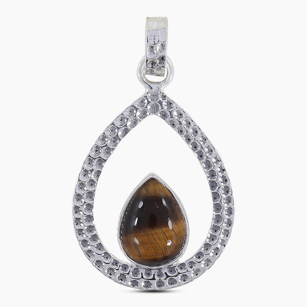 925 Sterling Silver Tiger Eye Pendants