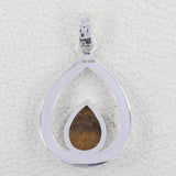925 Sterling Silver Tiger Eye Pendants