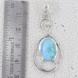 925 Sterling Silver Labradorite Pendant