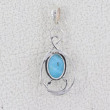 Labradorite Pendant 925 Sterling Silver