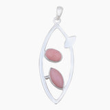 Natural Larimar Silver Pendants