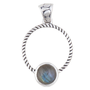 925 Sterling Silver Kyanite Pendant