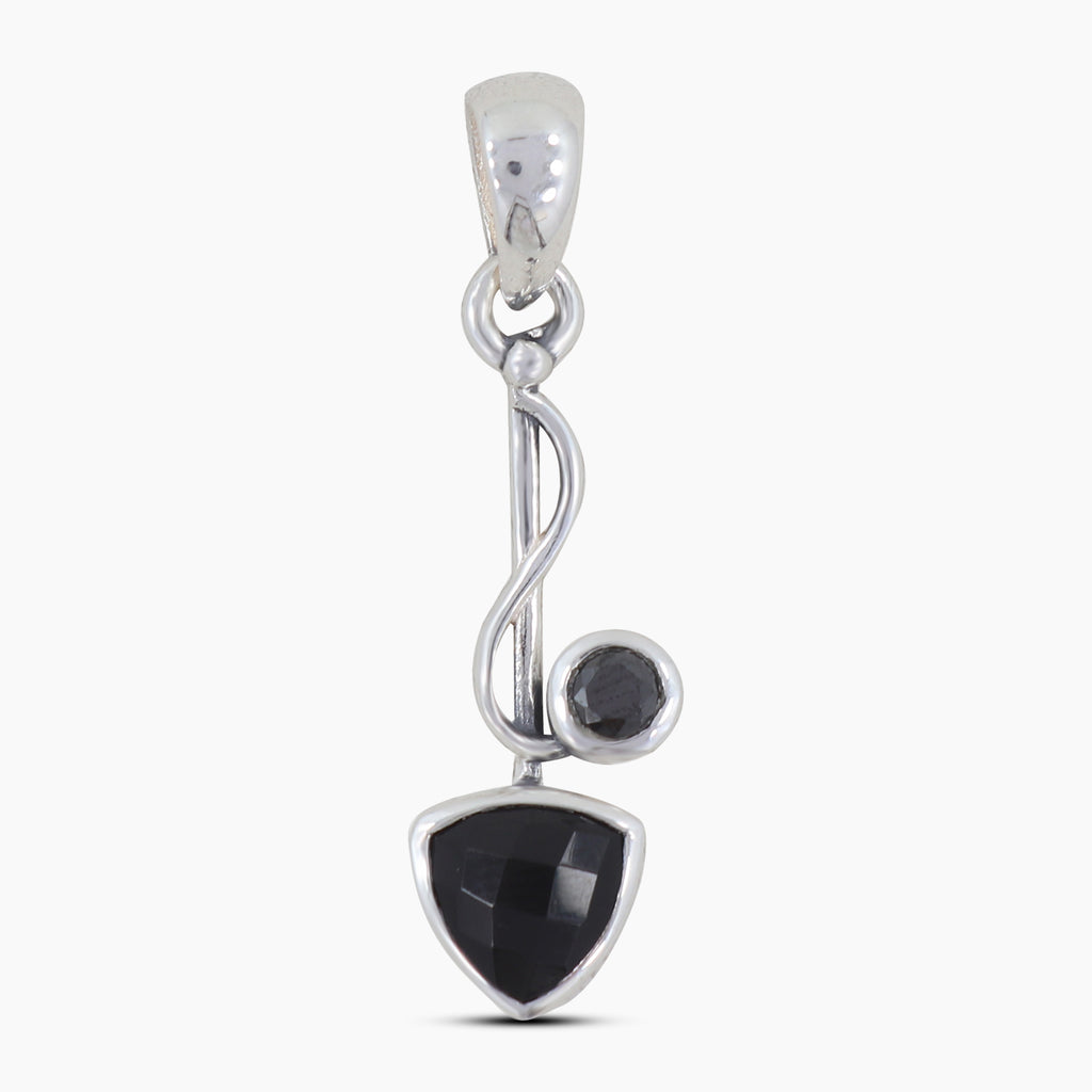 925 Sterling Silver Black Onyx Pendants