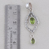 Peridot 925 Sterling Silver Pendant