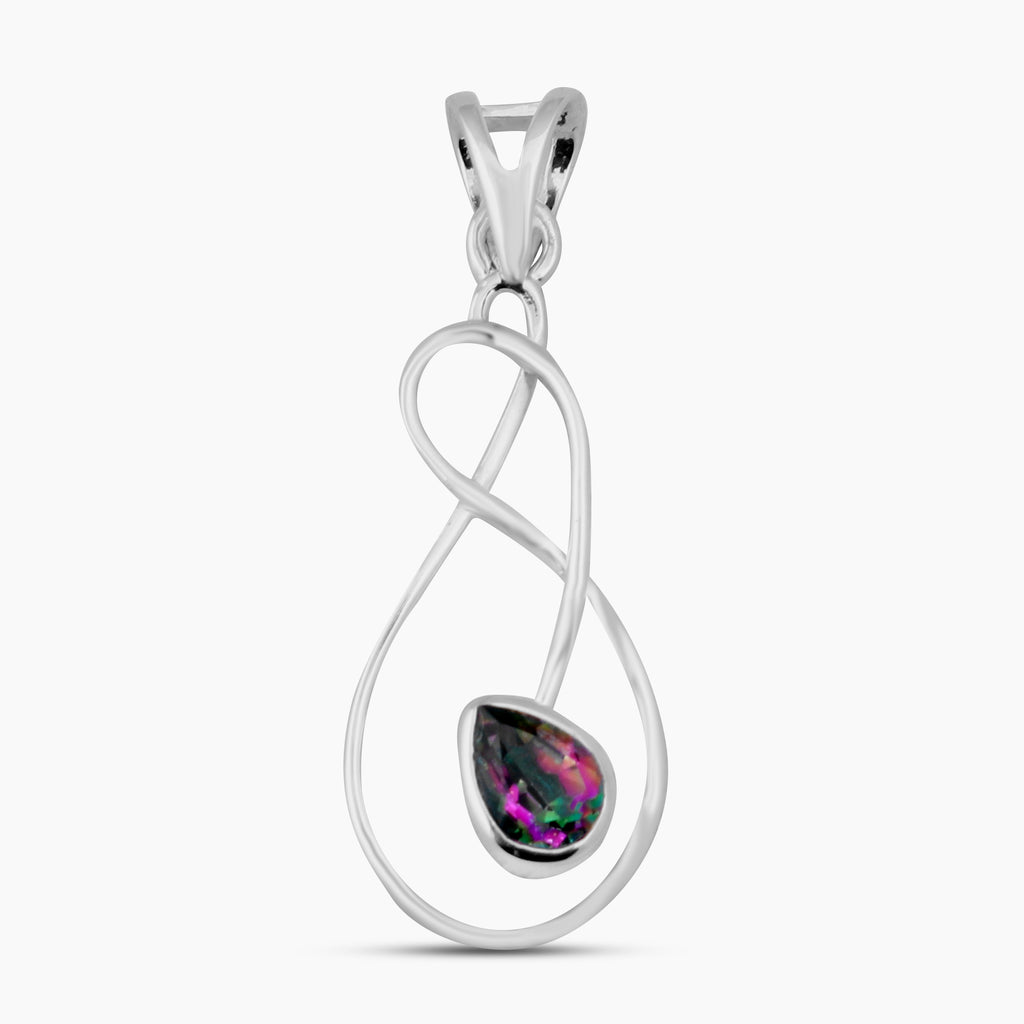925 Silver Mystic Quartz Pendants