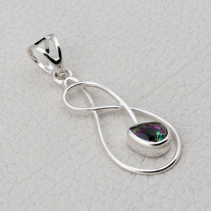 925 Silver Mystic Quartz Pendant