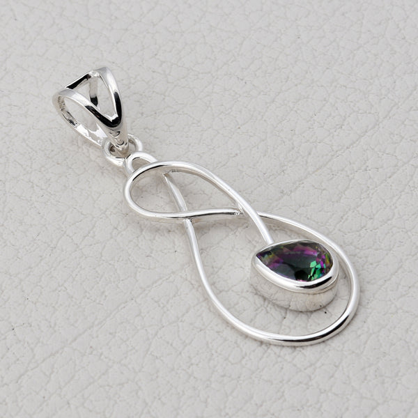 925 Silver Mystic Quartz Pendant