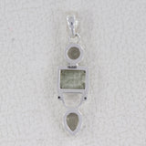 925 Silver Green Amethyst Pendants