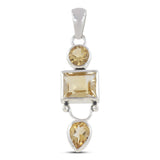 925 Silver Green Amethyst Pendants