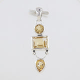 925 Silver Green Amethyst Pendants