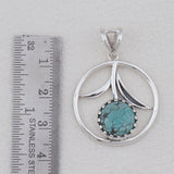 Larimar 925 Sterling Silver Pendant