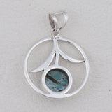 Larimar 925 Sterling Silver Pendant