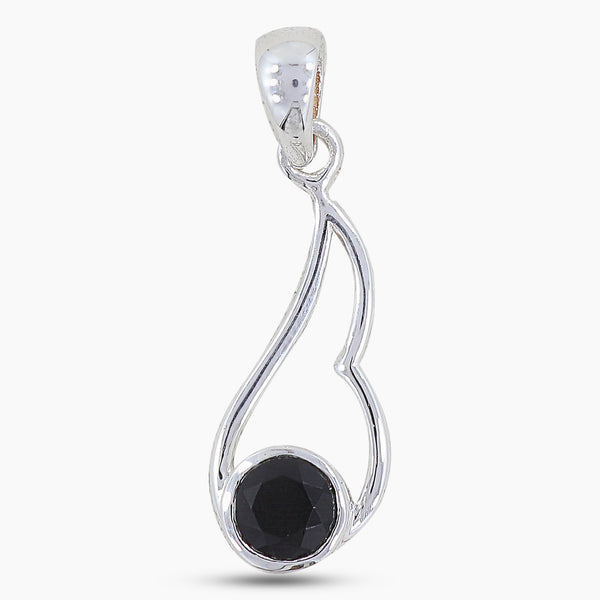 925 Sterling Silver Black Onyx Pendant