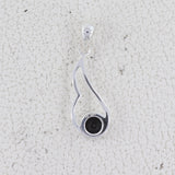 925 Starling Silver Black Onyx Pendant