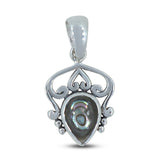 925 Sterling Silver Abalone Shell Pendant