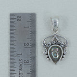 925 Sterling Silver Abalone Shell Pendant