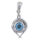 925 Staling Silver Garnet Pendant