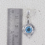 925 Staling Silver Garnet Pendant