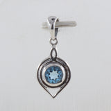 925 Staling Silver Garnet Pendant