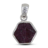 925 Starling Silver Ruby Quartz Pendant