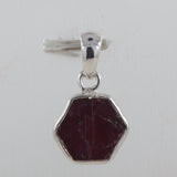 Ruby Quartz Silver Pendant