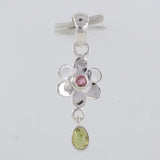 925 Starling Silver Tourmaline Pendant