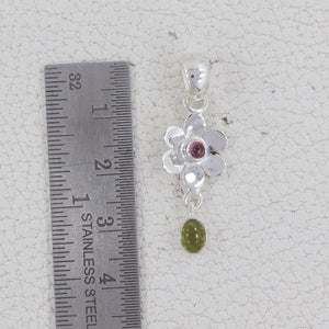 925 Sterling Silver Tourmaline Pendants