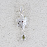 925 Starling Silver Tourmaline Pendant