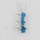 925 Sterling Silver Neon Apatite Pendant