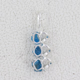 925 Sterling Silver Neon Apatite Pendant