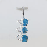 925 Sterling Silver Neon Apatite Pendant