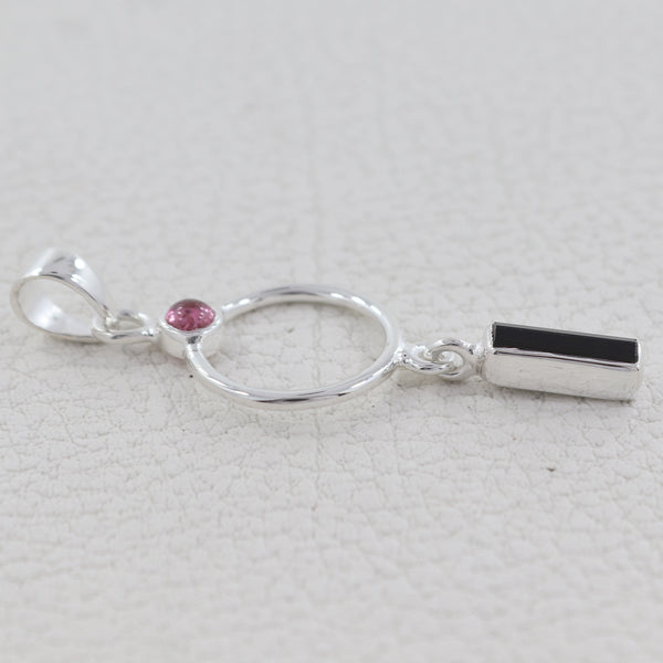925 Sterling Silver Tourmaline Pendant